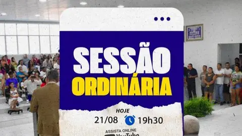 Câmara Municipal de Juazeirinho realiza sessão ordinária nesta quinta-feira 21/08