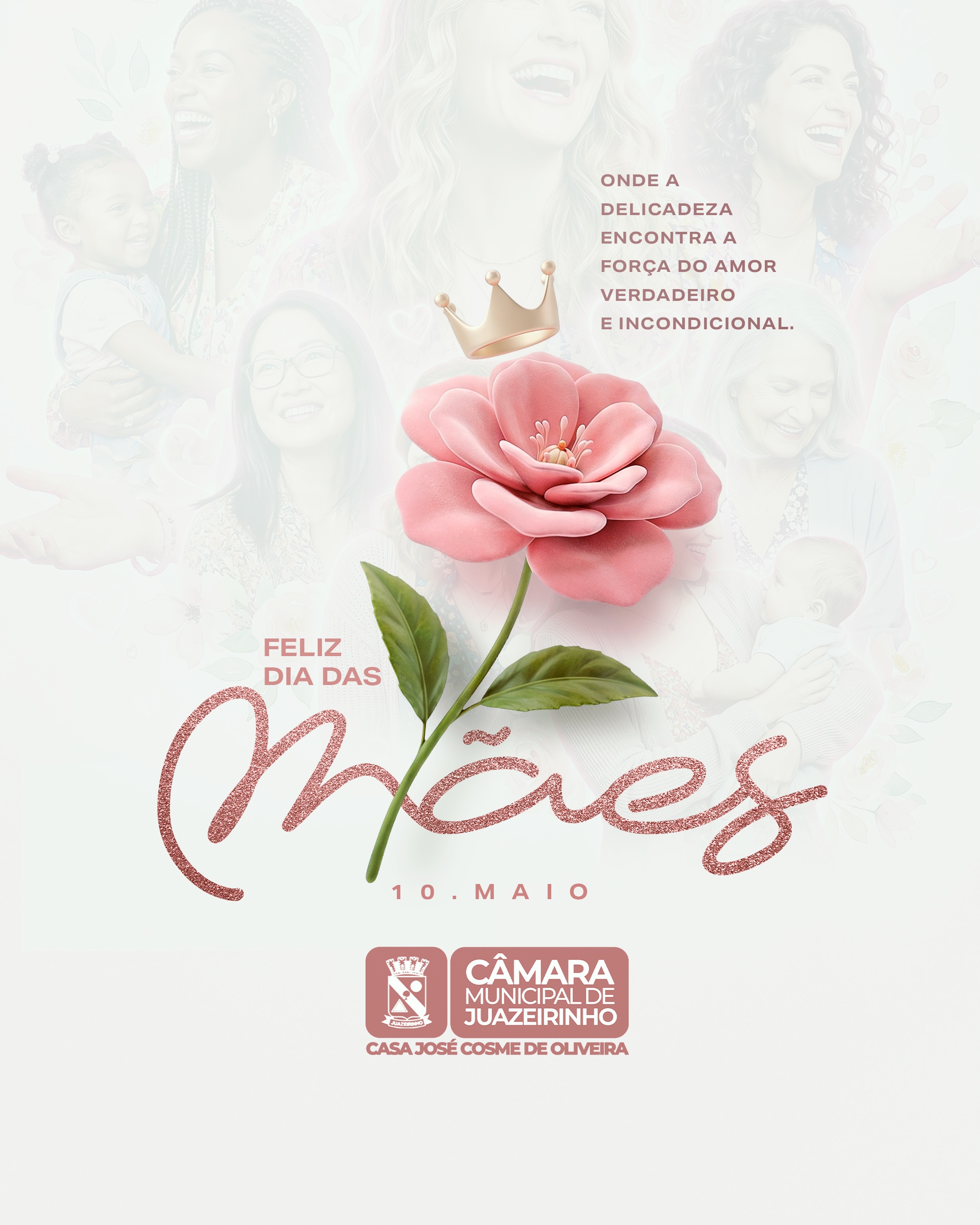 Hoje celebramos o amor que acolhe, ensina, fortalece e transforma vidas todos os dias. 🌷